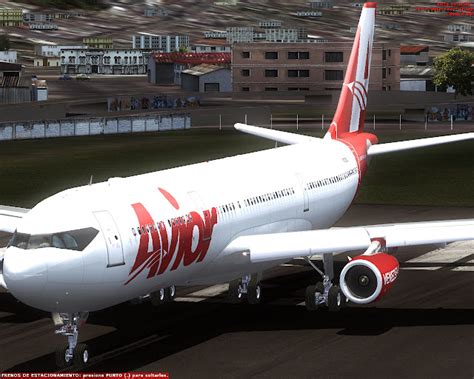 Fs9fsx Smsoverland Airbus A340 300 Avior Airlines Yv3292 Only Texture