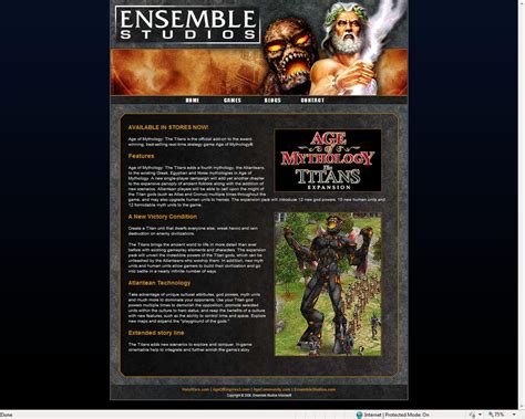 Ensemble Studios Website 29th Jan 2009 Remember Ensemble Studios