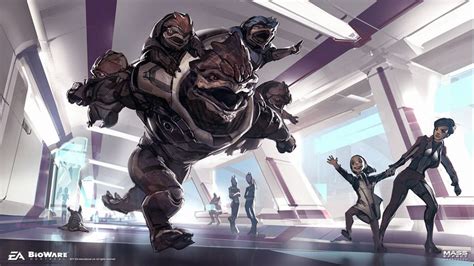 This Mass Effect Andromeda Concept Art Of Baby Aliens Is The Best