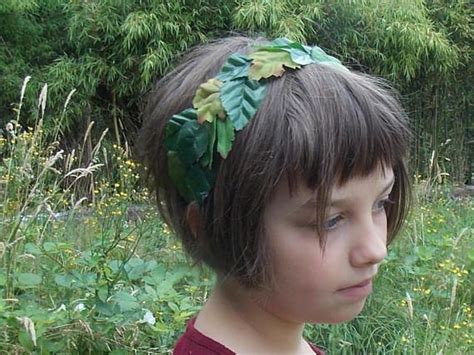 Leafy Woodland Fairy Crown Green Leaf Crown Leafy Headband Fairy