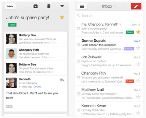 Gmail Updated On Ios To Support New Inbox More Notification Options