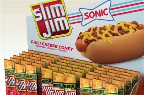 Slim Jim And Sonic Release New Chili Cheese Coney Flavored Beef Sticks The Fast Food Post