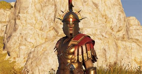 Red Version Of The Spartan Armor Of The Hero Assassin S Creed Odyssey