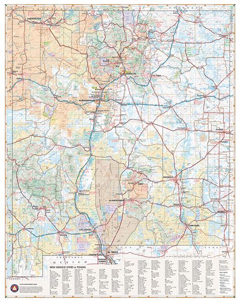 New Mexico Recreation Map — Benchmark Maps
