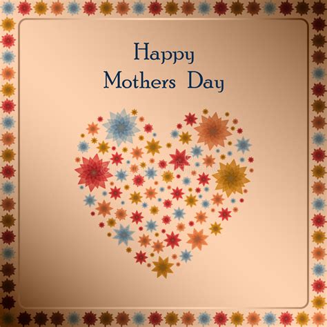 Mother S Day Vector Greeting Cards Stock Vector Illustration Of
