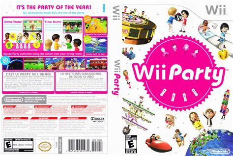 Wii Party Nintendo Wii Game Covers Wii Party Dvd English French