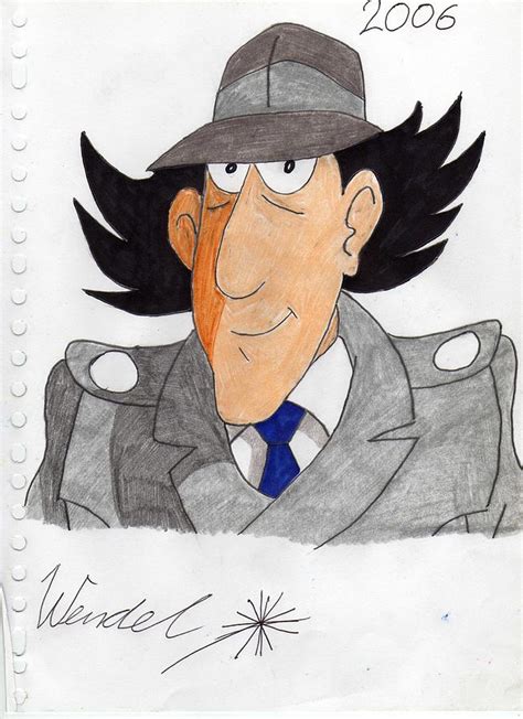 Inspector Gadget Drawing By Wendel Krolis Pixels