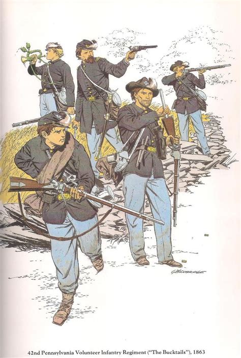 Union 42nd Pennsylvania Volunteer Infantry Regiment The Bucktails