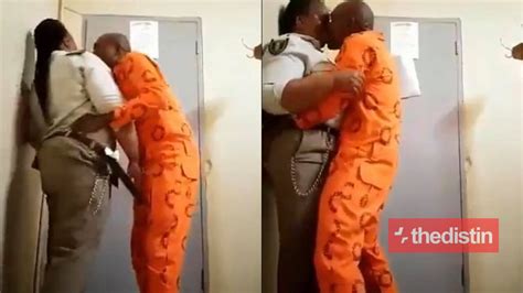 Caught On Camera Female Prison Warder Filmed Having S3x With Male