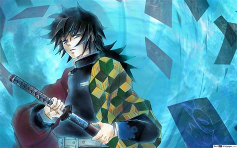 Download Kimetsu No Yaiba Demon Slayer Giyu Tomioka Wallpaper