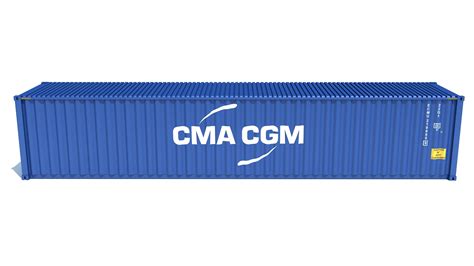 3d Shipping Container Cma Cgm Models 3d Horse