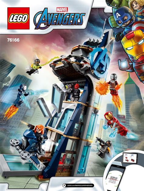 Lego 76166 Avengers Tower Battle Instructions Marvel Super Heroes
