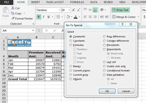 Copy Visible Cells Only Microsoft Excel Tips From Excel Tip