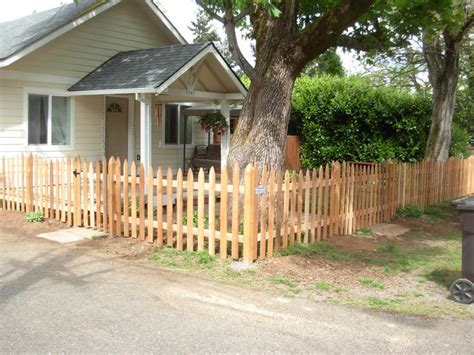 A Picket Fence Looks Beautiful Around A Front Yard And Keeps Pets And