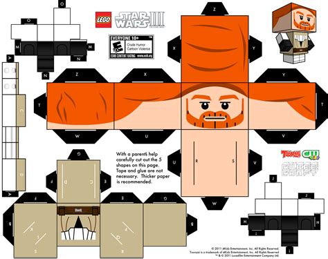 Weitere ideen zu lego star wars figuren, lego star wars, lego. Paper Toys Clone Wars III | Paper Toy