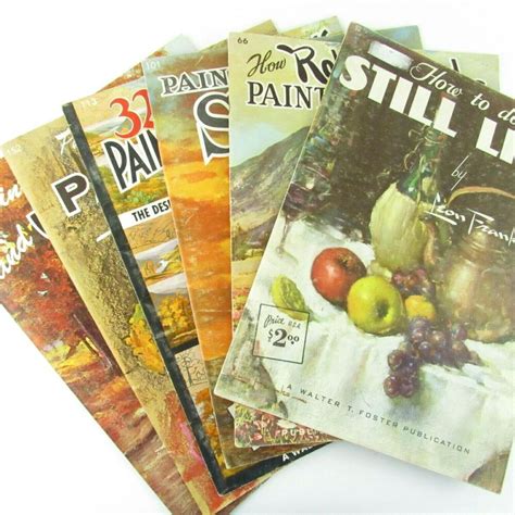 Walter T Foster How To Paint Art Books Lot Of 6 Still Life Sunsets