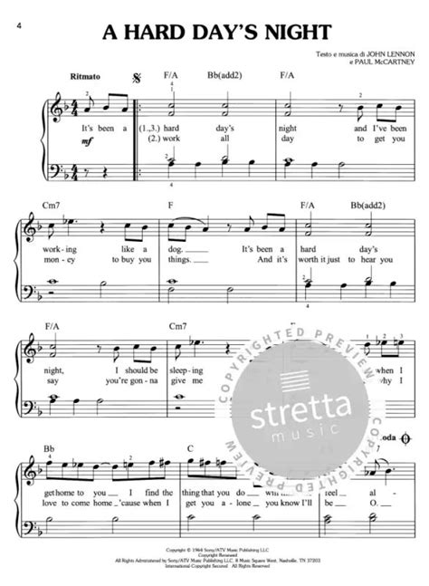 The Beatles Buy Now In The Stretta Sheet Music Shop
