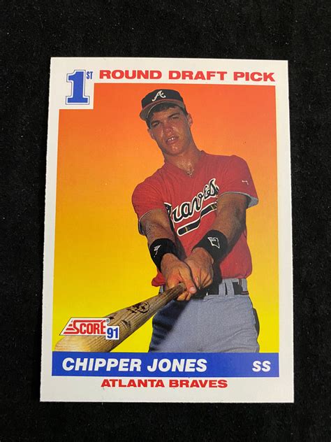 Lot Mint 1991 Score Chipper Jones Rookie 671 Baseball Card