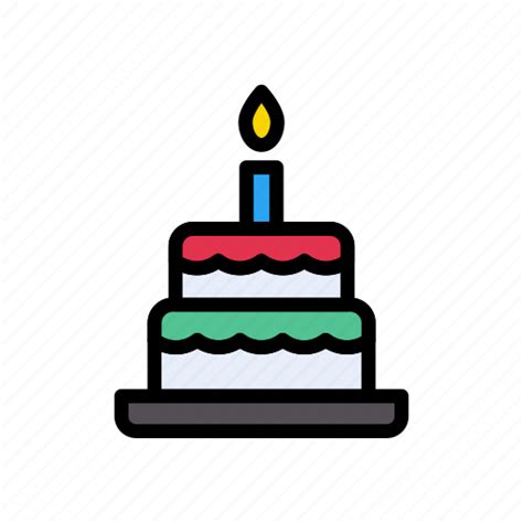 Birthday Cake Candle Party Sweets Icon Download On Iconfinder
