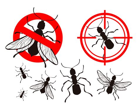 Prohibition sign with black bug silhouette. The Ultimate Guide to Building Pest Control Logos • Online ...