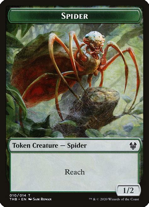 Spider · Theros Beyond Death Tokens Tthb 10 · Scryfall Magic The
