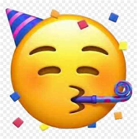 Download #party #stickers #birthday #happy #emoji #girl #freetoedit - Iphone Emoji Clipart (#1805363 ...