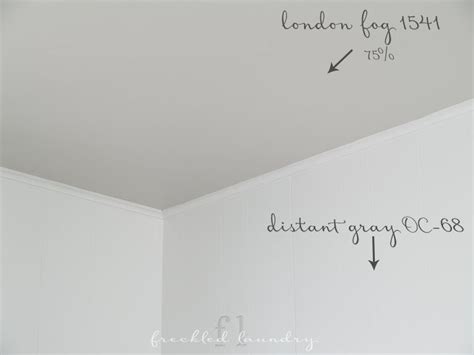 Create a cohesive and beautiful house paint color palette using these two surefire tricks for coordinating colors and matching undertones. BM London Fog mixed at 75% for ceiling BM Distant Gray (OC-68) walls | Paint | Pinterest ...