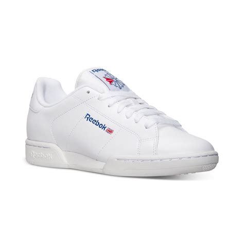 Reebok Mens Npc Ii Casual Sneakers From Finish Line In White For Men
