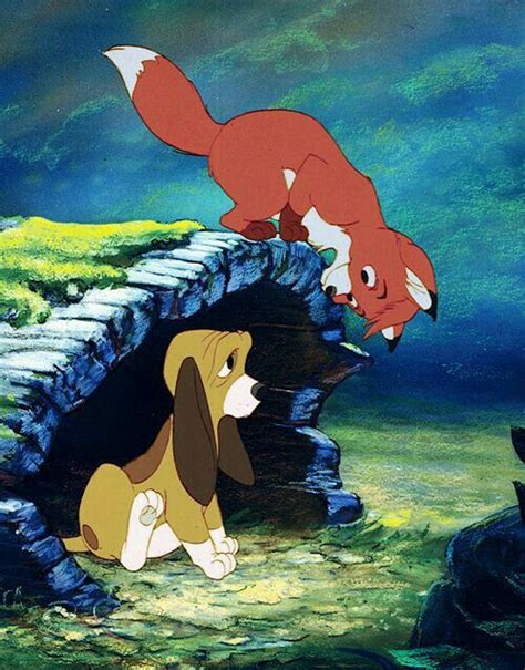 The Fox And The Hound Red E Toby Disney Disney Drawings The Fox