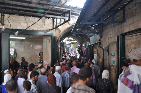 A metal detector being installed in jerusalem's old city, following a wave of terror attacks, on october 8, 2015. Jennifer's Trip to the Middle East: Old city Jerusalem