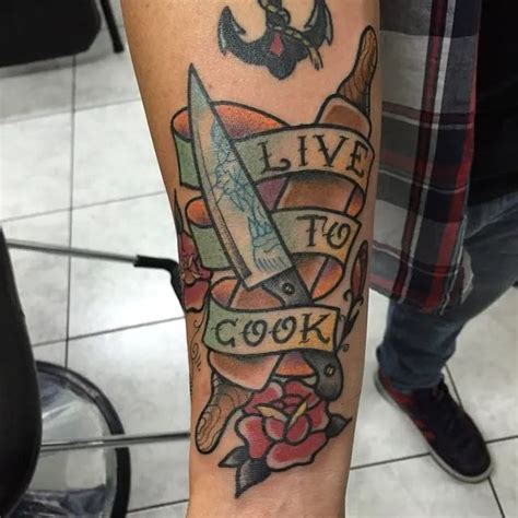 16 Cook Tattoos To Be The Chef In Your Kitchen Tattoodo Cooking