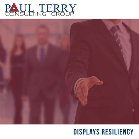 Displays Resiliency Paul Terry Consulting Group