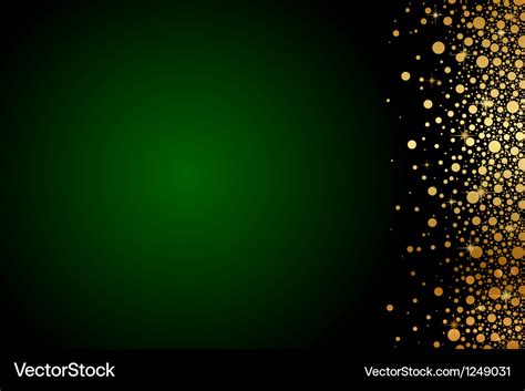 Green And Gold Luxury Background Royalty Free Vector Image