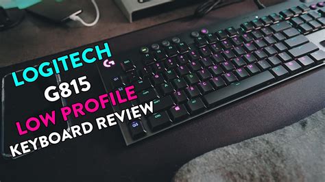 Logitech G815 Low Profile Keyboard Review W Asmr Youtube