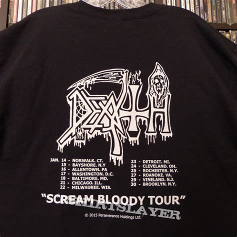 Death Scream Bloody Gore Tour Long Sleeve Official 2015 Reprint Out