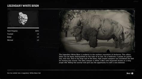 Legendary White Bison How To Find Legendary White Bison Pelt In Red