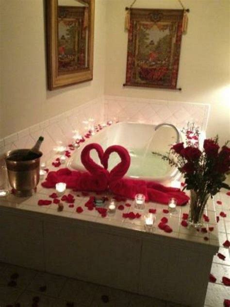 Romantic Valentines Day Bathroom Ideas 16 Romantic Room Surprise