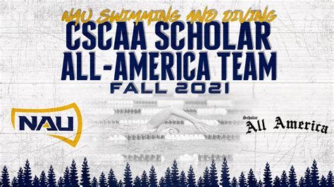 Swimming And Diving Named Cscaa Scholar All America Team For Fall 2021
