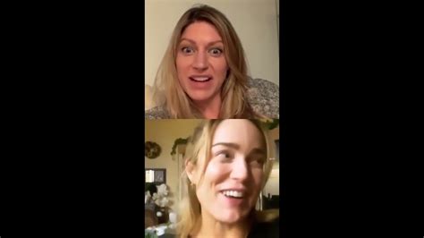 Caity Lotz And Jes Macallan Instagram Live April 21 Youtube