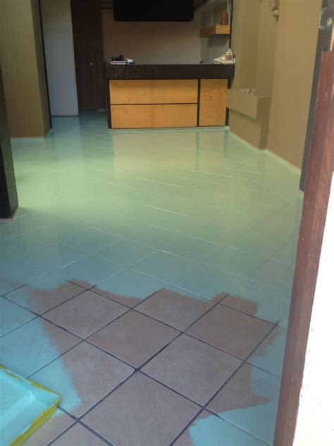 Painting Kitchen Floor Tiles Before And After Flooring Blog