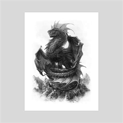 Dragon Lord An Art Print By Lynton Levengood Inprnt