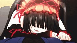 Dazed Anime Girl Kurumi Tokisaki GIFDB