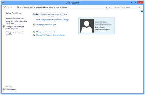 Managing User Account Control In Windows 8
