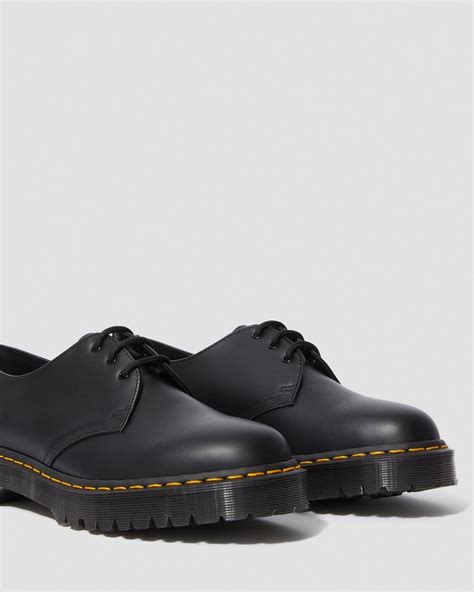 Dr Martens Platforms 1461 Bex Smooth Leather Oxford Shoes Black