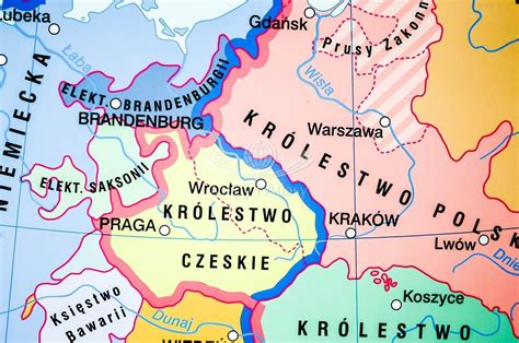 Polska I Litwa JagiellonÓw Mapa Ścienna Szkolna