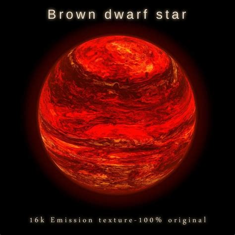 3d Model Brown Dwarf Star Vr Ar Low Poly Cgtrader