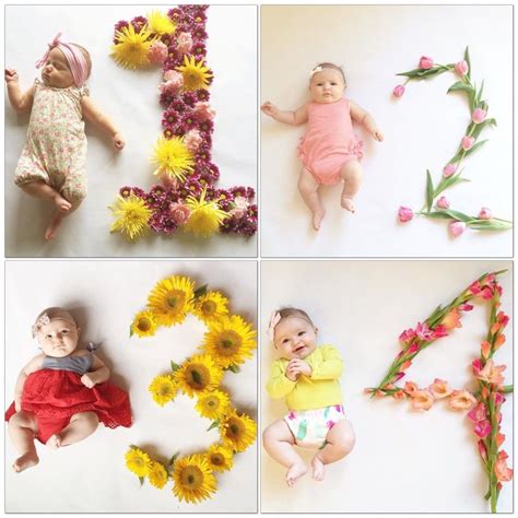 Creative Monthly Baby Photos Baby Milestones Pictures Monthly Baby