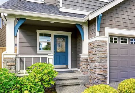 18 Best Front Door Colors For A Gray House