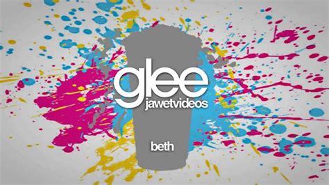 Glee Cast Beth Karaoke Version Youtube