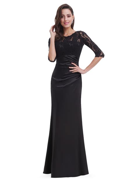 Ever Pretty Womens Sleeves Lace Long Evening Prom Dress Formal Party